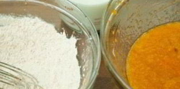 пудинг с хурмой