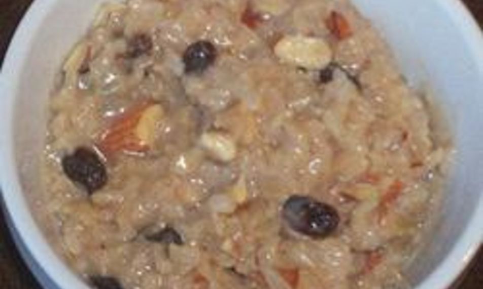 Рецепт рисовый пудинг с соевым молоком