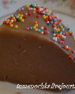 Шоколадное желе Нежность