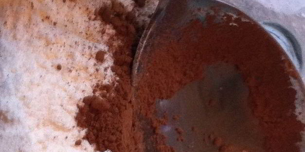 шоколадный татэн с грушей и миндалем