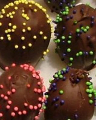 Шоколадные яички на Пасху