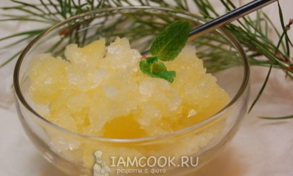 Рецепт сорбет апельсиновый