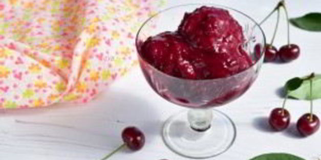 сорбет из жареной вишни