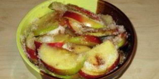 тушеные яблоки