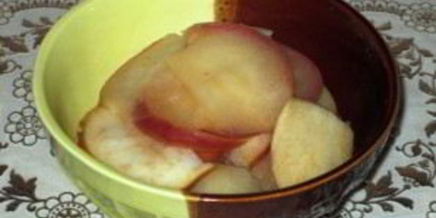 тушеные яблоки