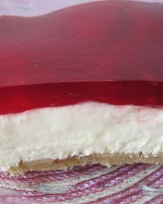 Творожный десерт с желатином