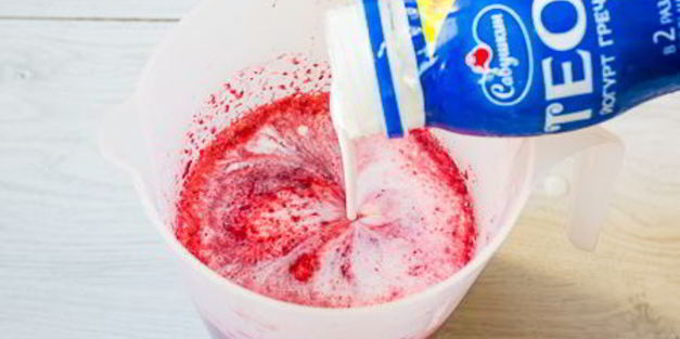 вишневое йогуртовое желе