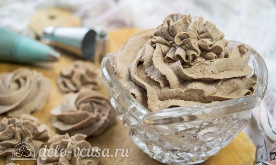 Рецепт взбитый шоколадный ганаш