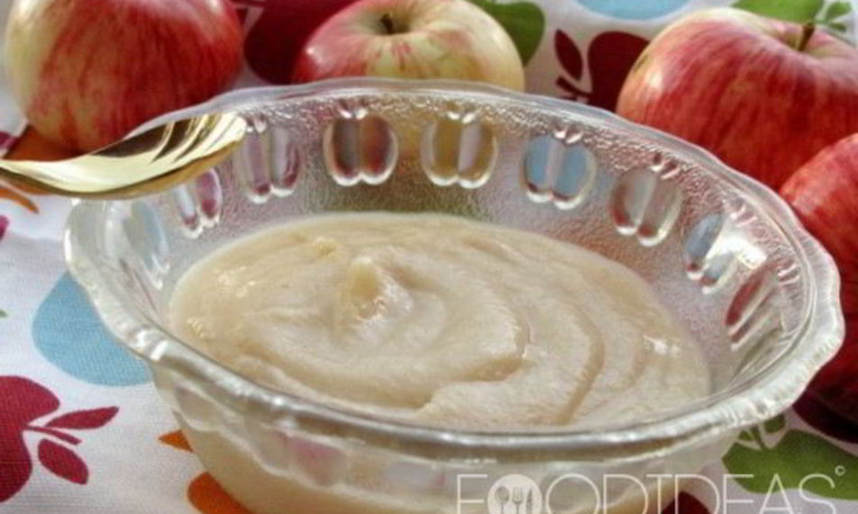 Рецепт яблочного пюре со сгущенкого