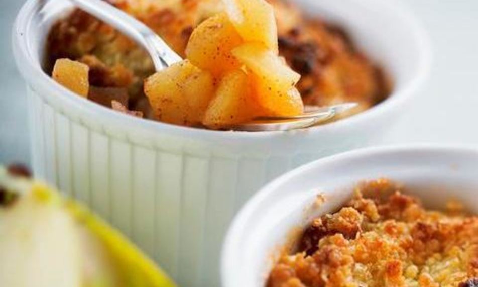 Рецепт яблочный десерт скандия с овсяными хлопьями nordic с овсяными отрубями