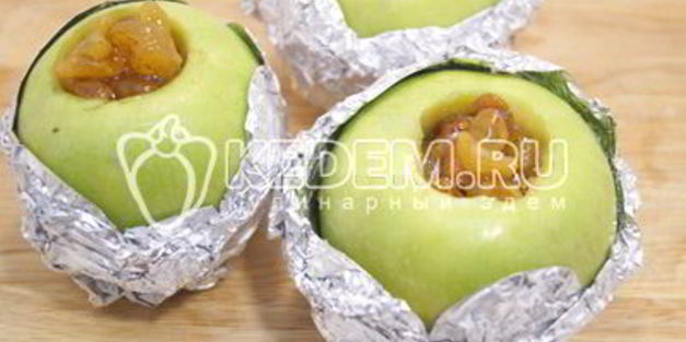 запеченные яблоки с медом