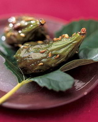 Жареный инжир с медом