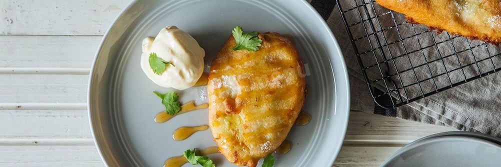 Жареный в кляре дуриан