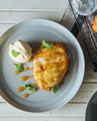 Жареный в кляре дуриан