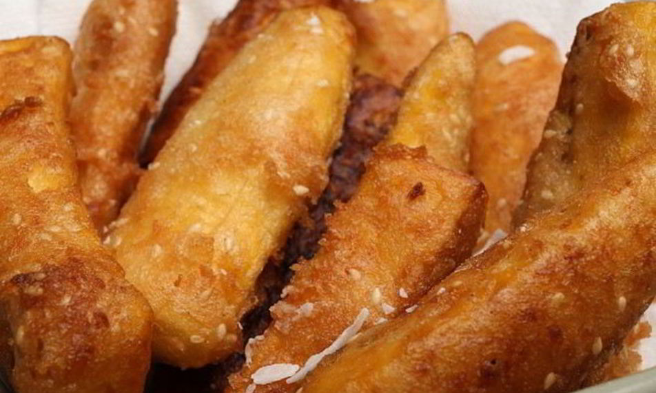 Рецепт жареные бананы в кляре