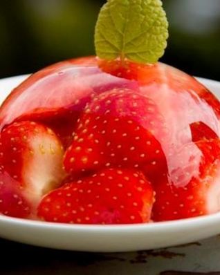 Желе из клубники