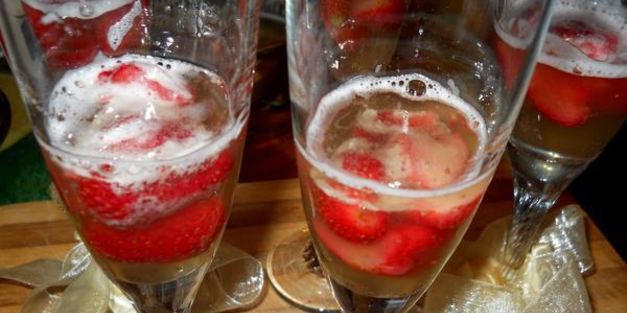 желе из шампанского французский поцелуй