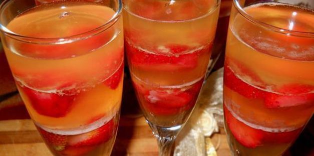 желе из шампанского французский поцелуй