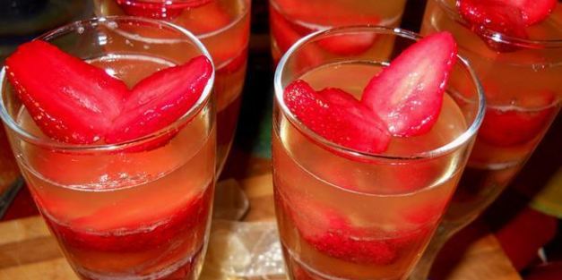 желе из шампанского французский поцелуй