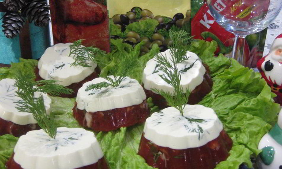 Рецепт желе закусочное