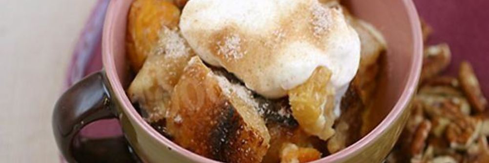 Зимний пудинг с сушеными грушами