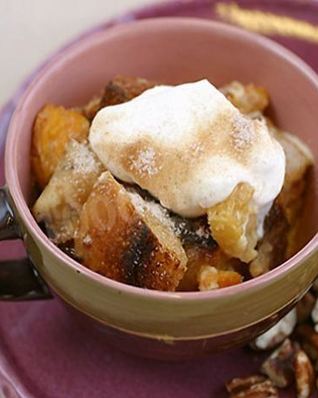 Зимний пудинг с сушеными грушами