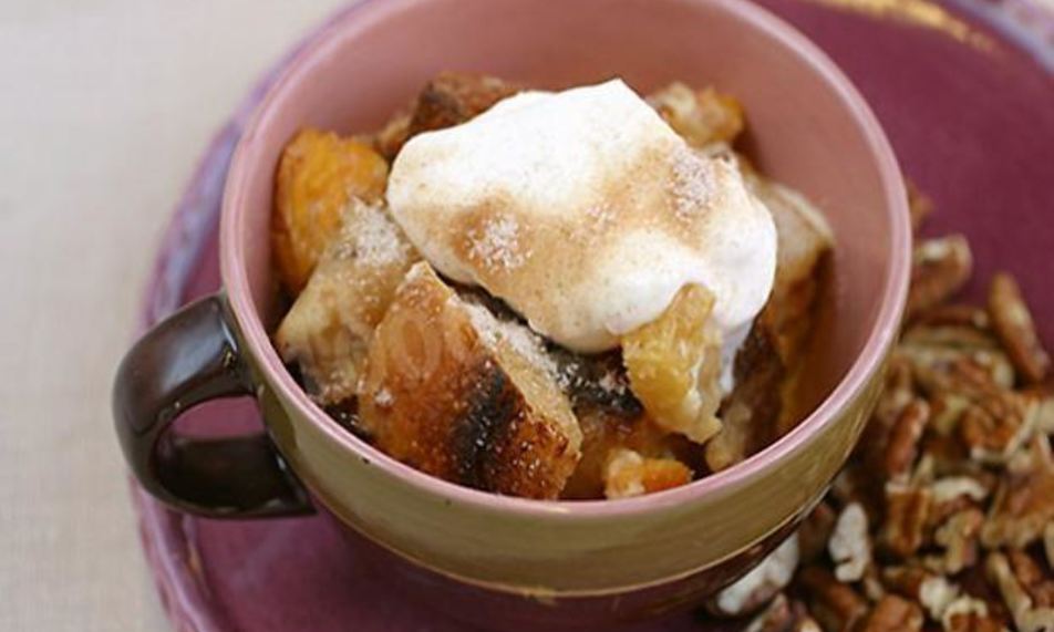 Рецепт зимний пудинг с сушеными грушами