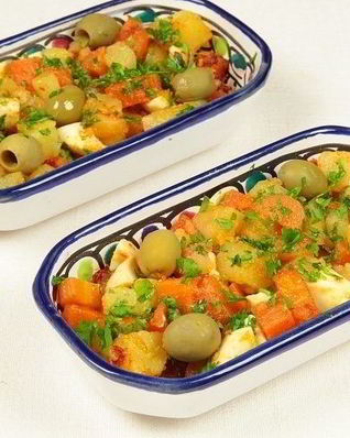 Арабский гарнир из овощей