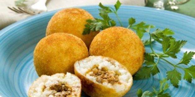 аранчини с говядиной