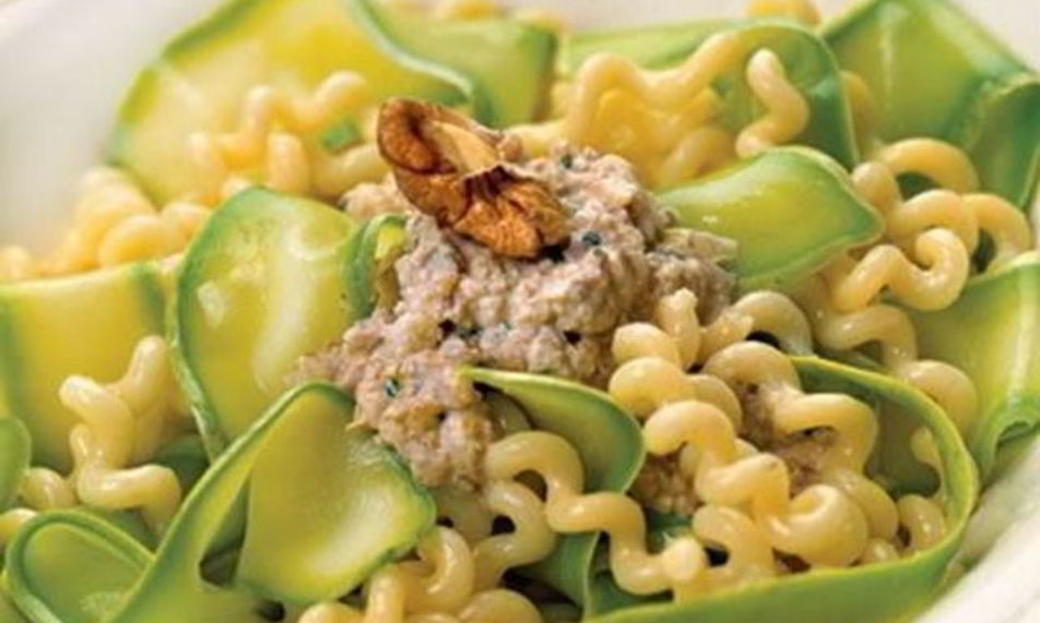 Рецепт быстрая лапша с цукини