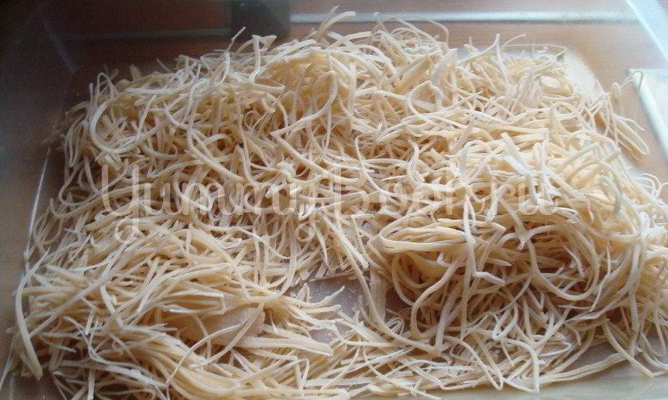 Рецепт домашняя лапша