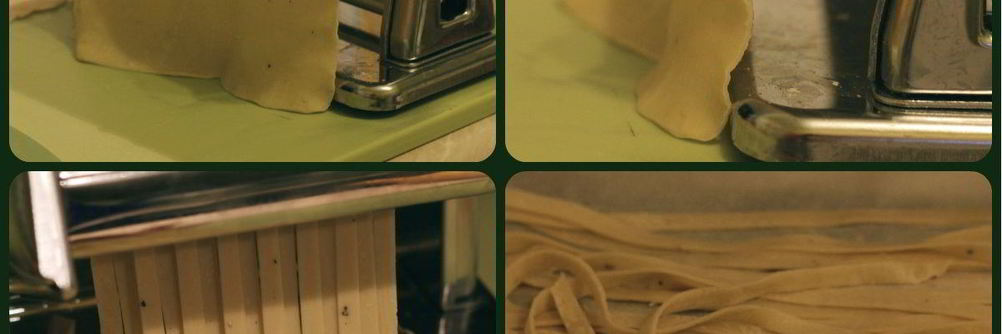 Домашняя пшенично-яичная лапша