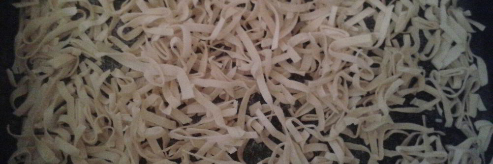 Домашняя яичная лапша