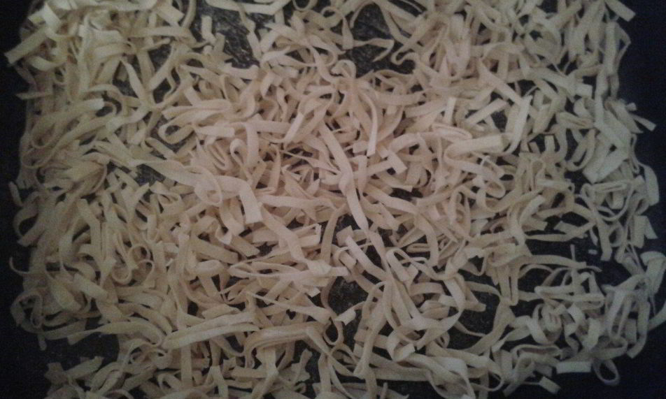 Рецепт домашняя яичная лапша