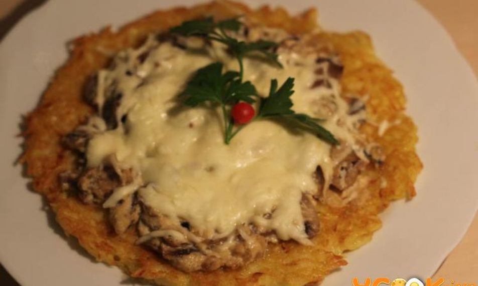 Рецепт драники с грибами