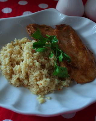 Гарнир диетический с курицей