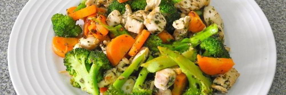 Гарнир из брокколи