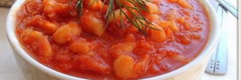 Гарнир из фасоли