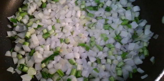 гарнир из кабачков и баклажанов