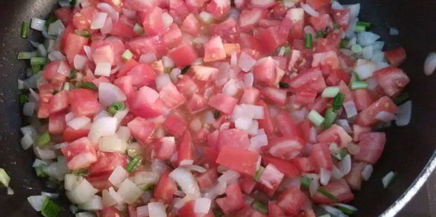 гарнир из кабачков и баклажанов