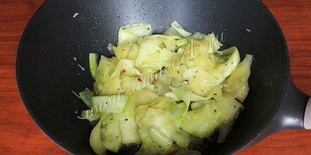 гарнир из кабачков