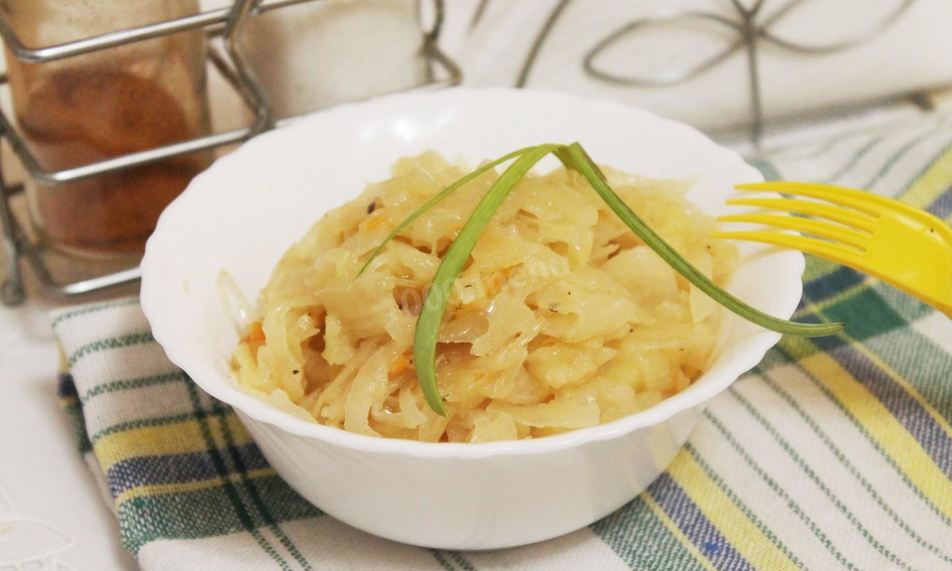 Рецепт гарнир из капусты белокочанной