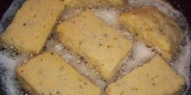 гарнир из кукурузной крупы с сыром