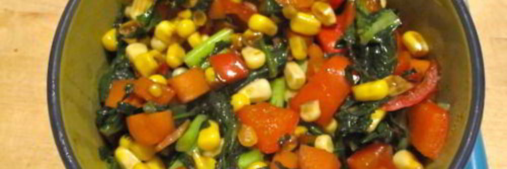 Гарнир из листовой капусты