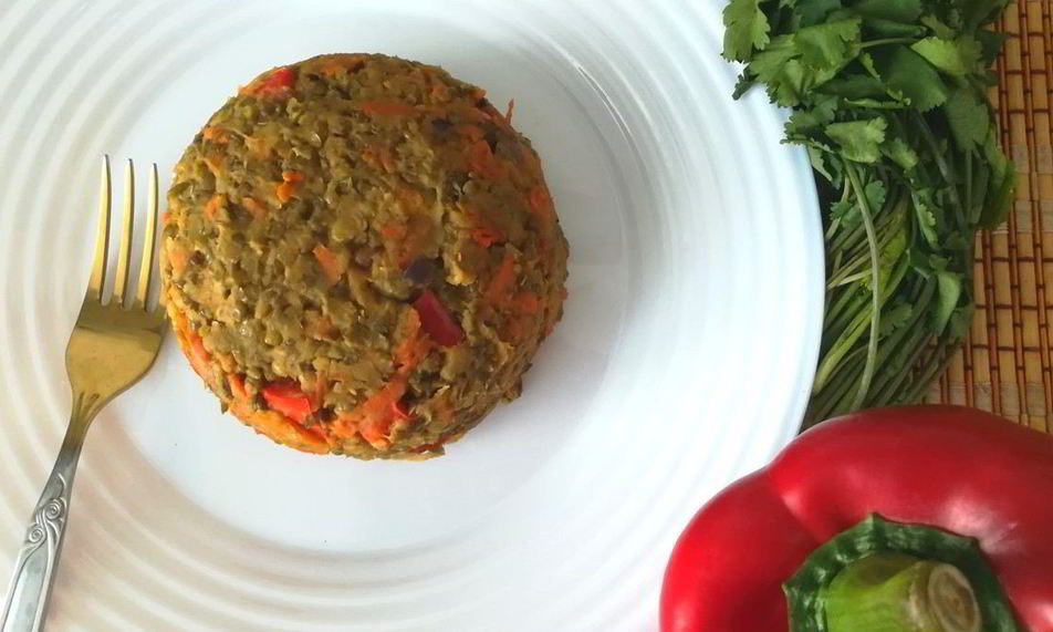 Рецепт гарнир из маша с овощами