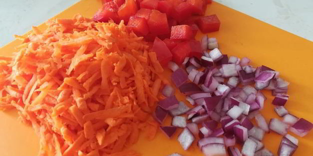 гарнир из маша с овощами