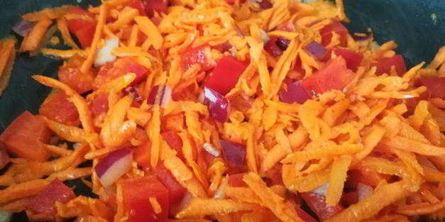 гарнир из маша с овощами