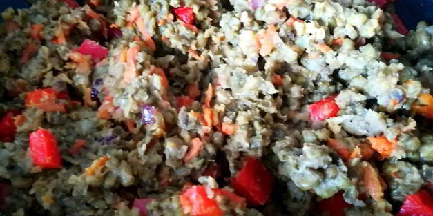 гарнир из маша с овощами