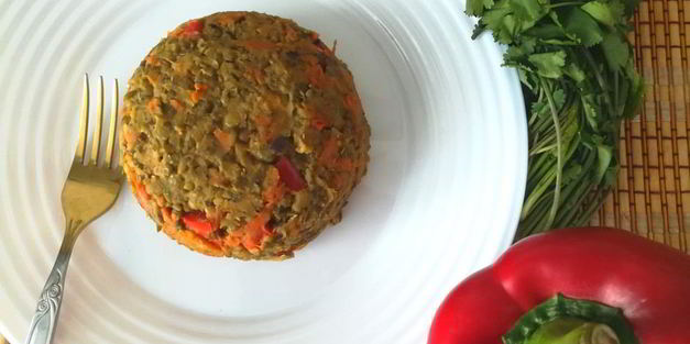 гарнир из маша с овощами