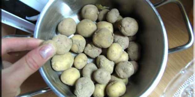 гарнир из мелкого картофеля